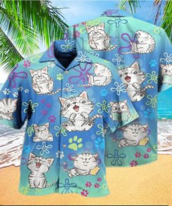 All I Need Is Love And A Lovely Cute Cat Hawaiian Shirt