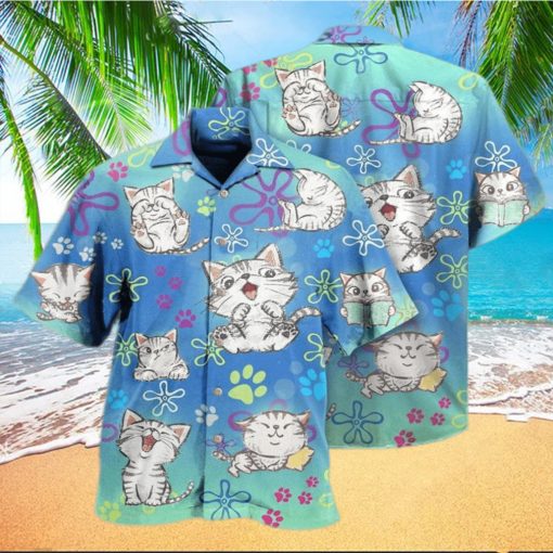 All I Need Is Love And A Lovely Cute Cat Hawaiian Shirt