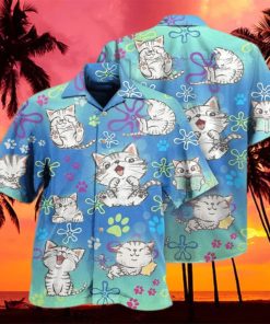 All I Need Is Love And A Lovely Cute Cat Hawaiian Shirt