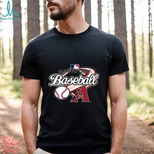 All Star Game Baseball Arizona Diamondbacks logo T shirt