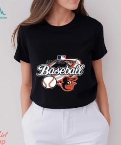 All Star Game Baseball Baltimore Orioles logo T shirt