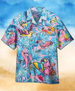 Aloha Funny Flamingo Hawaiian Shirt