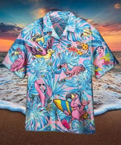 Aloha Funny Flamingo Hawaiian Shirt