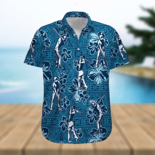Aloha Golf Golfer Hibiscus Hawaiian Shirts