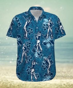 Aloha Golf Golfer Hibiscus Hawaiian Shirts