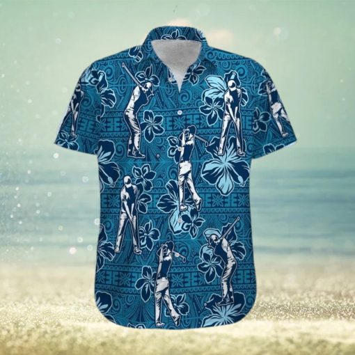 Aloha Golf Golfer Hibiscus Hawaiian Shirts