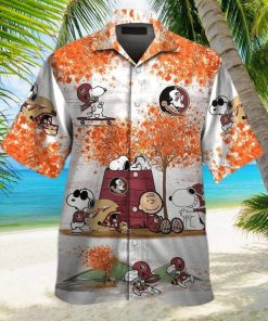 Aloha NCAA Florida State Seminoles Hawaiian Shirt Snoopy Autumn Beach Lovers Gift