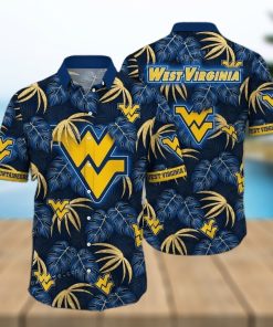 Aloha NCAA West Virginia Mountaineers Hawaiian Shirt Gift For Football Fans hawaiian shirt