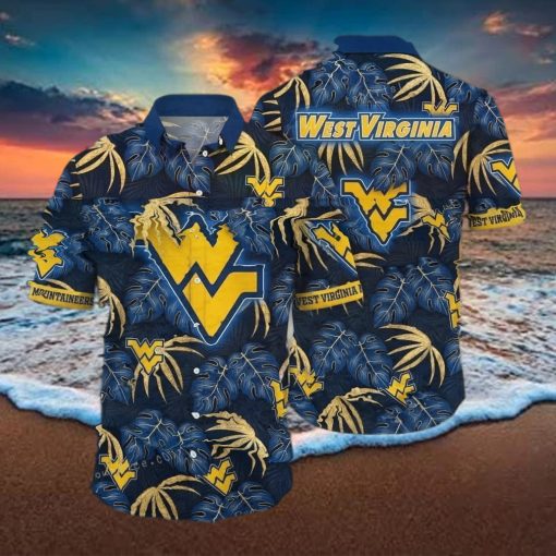 Aloha NCAA West Virginia Mountaineers Hawaiian Shirt Gift For Football Fans