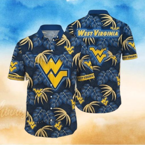 Aloha NCAA West Virginia Mountaineers Hawaiian Shirt Gift For Football Fans