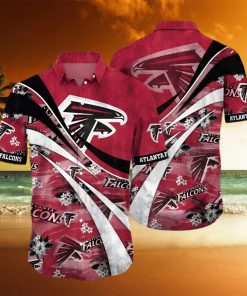 Aloha NFL Atlanta Falcons Hawaiian Shirt Tropical Flower Trendy Summer Gift