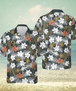 Aloha NHL Vegas Golden Knights Funny Hawaiian Shirt Tropical Flower Pattern