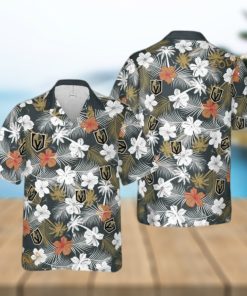 Aloha NHL Vegas Golden Knights Funny Hawaiian Shirt Tropical Flower Pattern