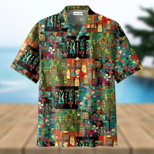 Amazing Tiki Tiki Summer Art Hawaiian Aloha Shirts