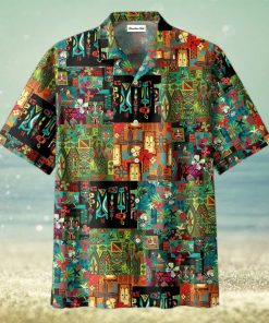 Amazing Tiki Tiki Summer Art Hawaiian Aloha Shirts