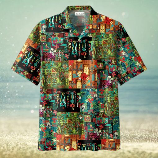 Amazing Tiki Tiki Summer Art Hawaiian Aloha Shirts