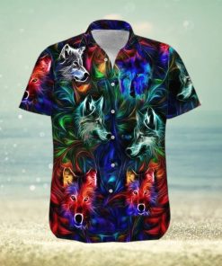 Amazing Wolf Neon Hawaiian Shirt