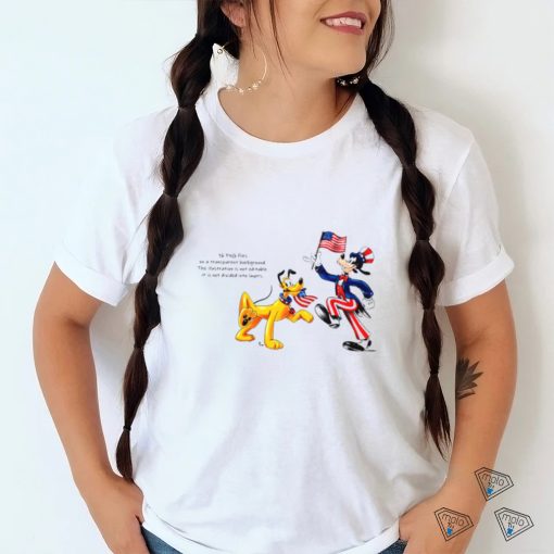 American Independence Day Disney Goofy And Pluto Memorial Day Shirt