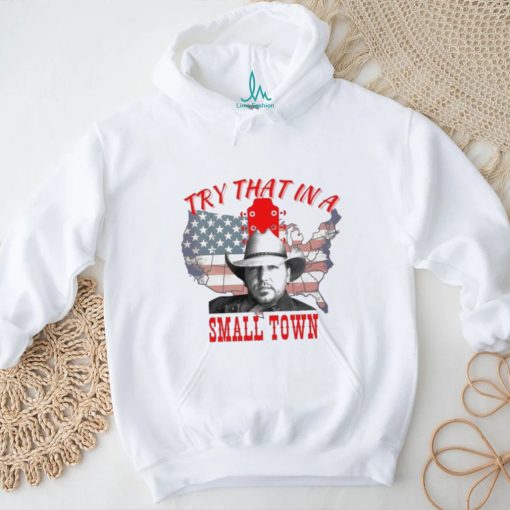 American Map Jason Aldean Try That In A Small Town Shirt