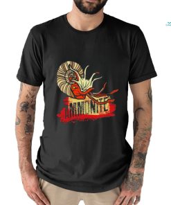 Ammonite fire art shirt