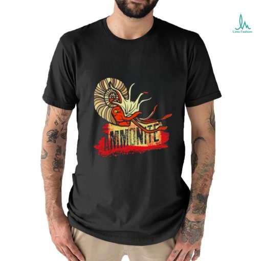 Ammonite fire art shirt