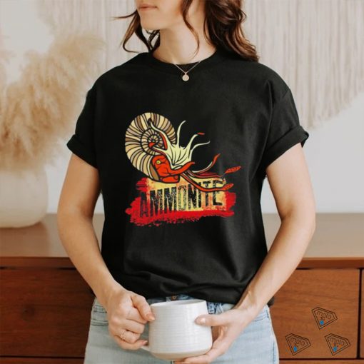 Ammonite fire art shirt