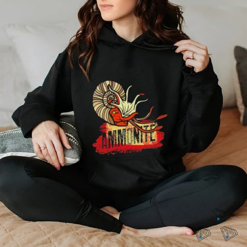 Ammonite fire art shirt