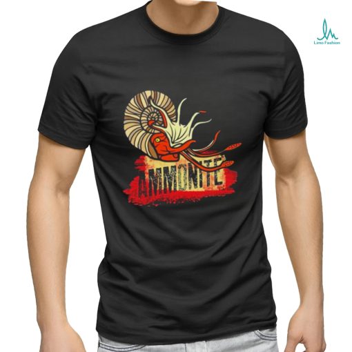 Ammonite fire art shirt