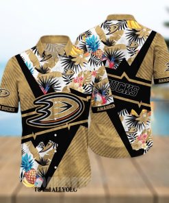 Anaheim Ducks NHL Flower Classic Full Printing Hawaiian Shirt