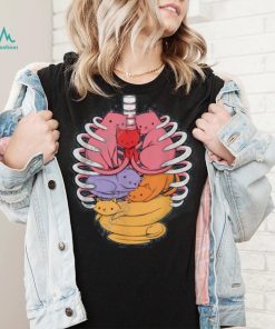 Anatomicat Human Anatomy X Ray Cat Long Sleeve Tee Shirt
