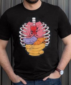 Anatomicat Human Anatomy X Ray Cat Long Sleeve Tee Shirt