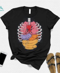 Anatomicat Human Anatomy X Ray Cat Long Sleeve Tee Shirt