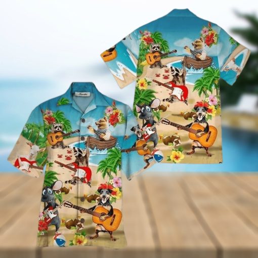 Animal Guitar Hawaiian Shirt
