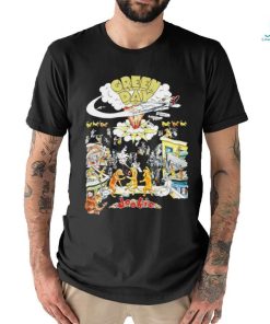 Animals smoking Green Day Dookie art shirt