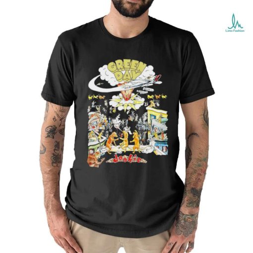 Animals smoking Green Day Dookie art shirt