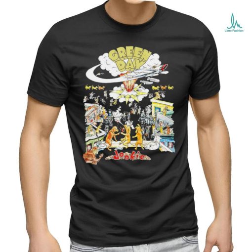 Animals smoking Green Day Dookie art shirt