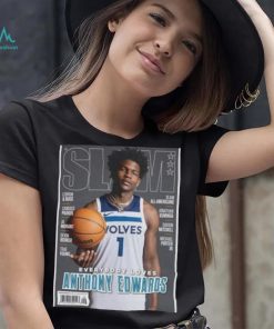 Anthony Edwards Minnesota Timberwolves NBA Slam Cover Tee shirt