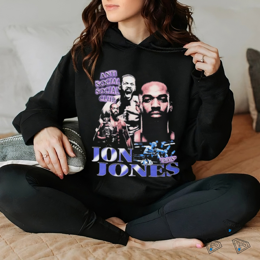 Anti Social UFC Social Club Jon Jones Bones Shirt - Limotees