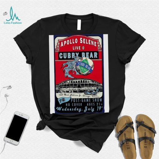 Apollo selene chicago Illinois 07 19 2023 event poster shirt