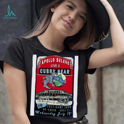 Apollo selene chicago Illinois 07 19 2023 event poster shirt