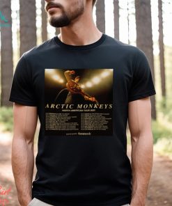 Arctic Monkeys Tour 2023 poster shirt