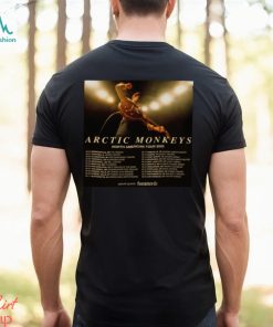 Arctic Monkeys Tour 2023 poster shirt