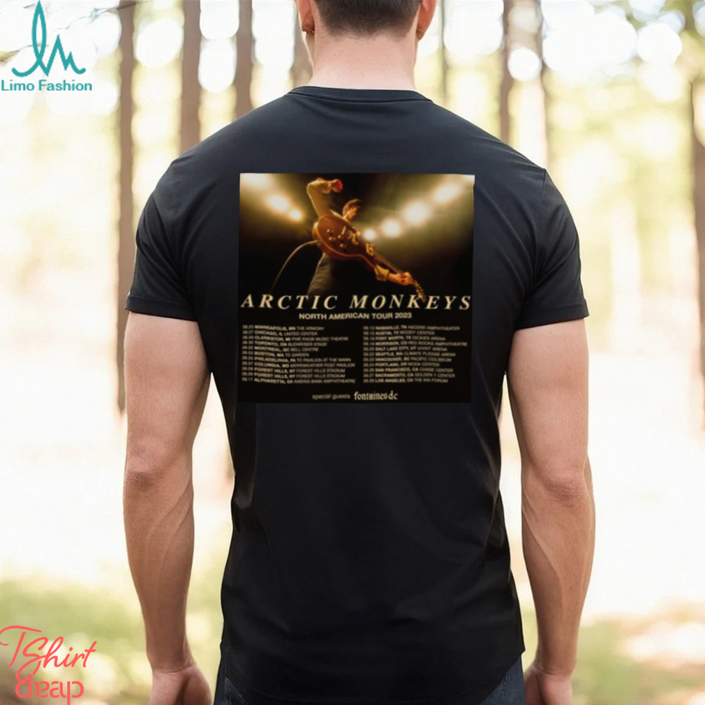 Arctic Monkeys Tour 2023 poster shirt Arctic Monkeys Tour 2023 poster shirt