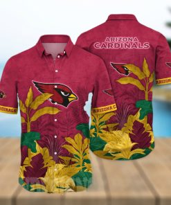 Arizona Cardinals NFL Floral 3D Full Print Hawaiian Shirt