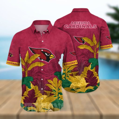 Arizona Cardinals NFL Floral 3D Full Print Hawaiian Shirt