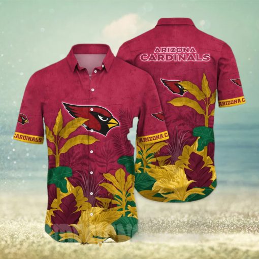 Arizona Cardinals NFL Floral 3D Full Print Hawaiian Shirt