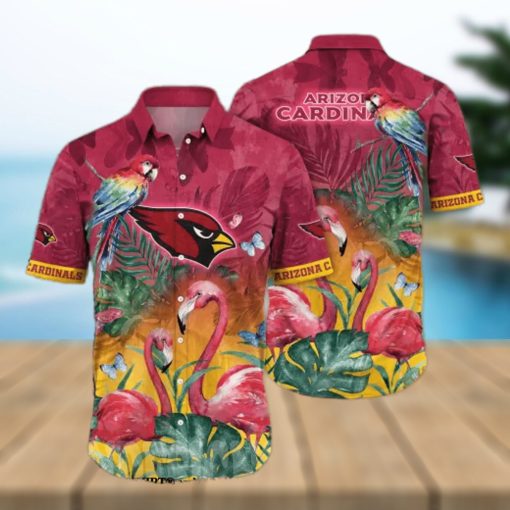 Arizona Cardinals NFL Floral Classic Full Printing Hawaiian Shirt