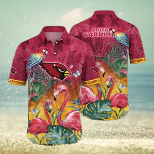 Arizona Cardinals NFL Floral Classic Full Printing Hawaiian Shirt