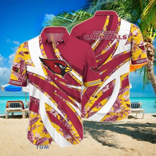 Arizona Cardinals NFL Hawaiian Shirt Tropical Patterns New Trend Summer For Sports Football Fans