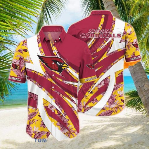 Arizona Cardinals NFL Hawaiian Shirt Tropical Patterns New Trend Summer For Sports Football Fans